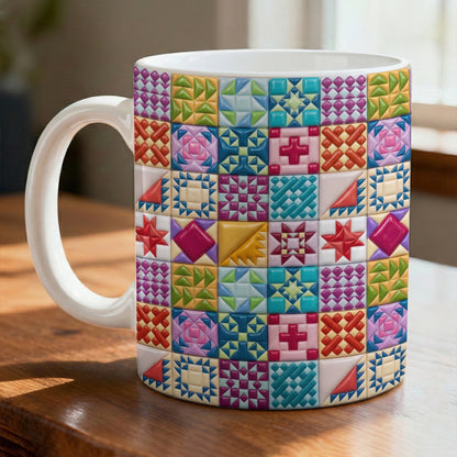 Sewing Lover 11Oz Mug Joyful Quilt Blocks