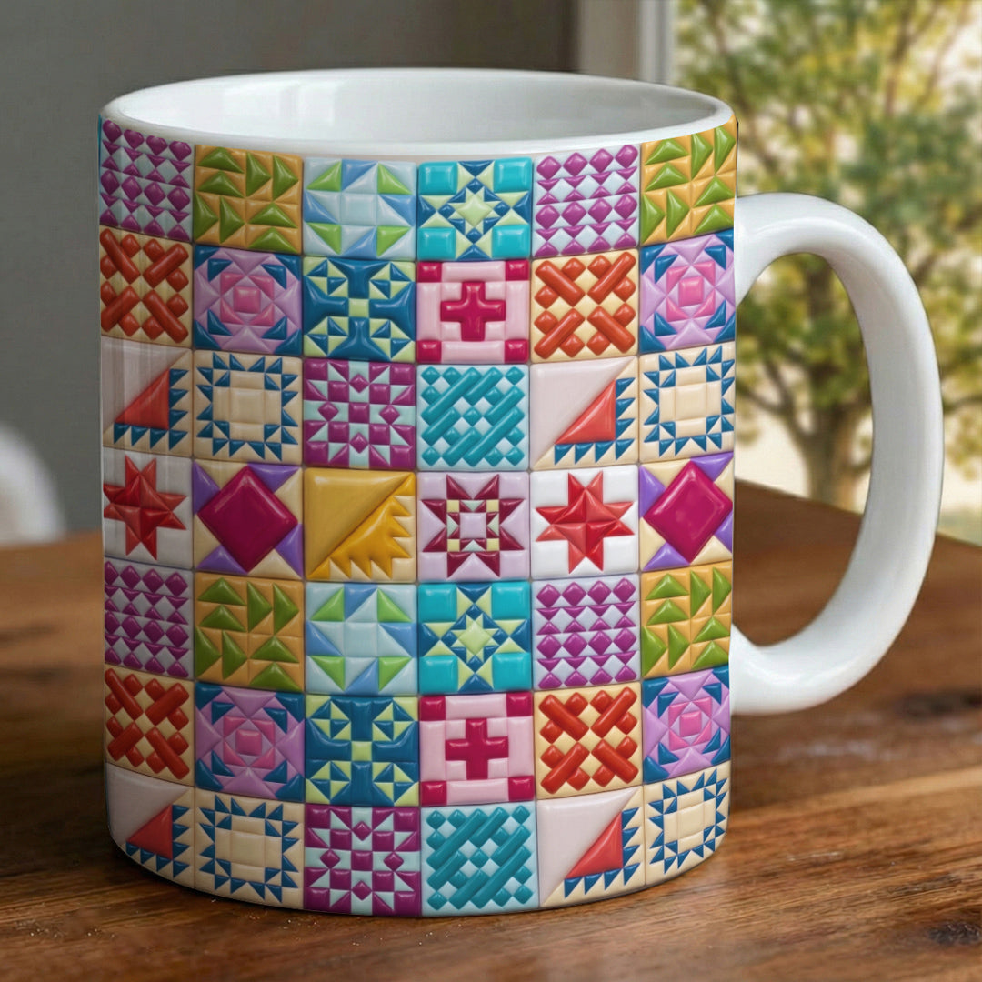 Sewing Lover 11Oz Mug Joyful Quilt Blocks