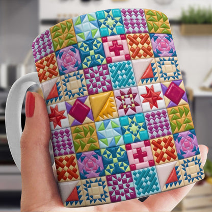 Sewing Lover 11Oz Mug Joyful Quilt Blocks