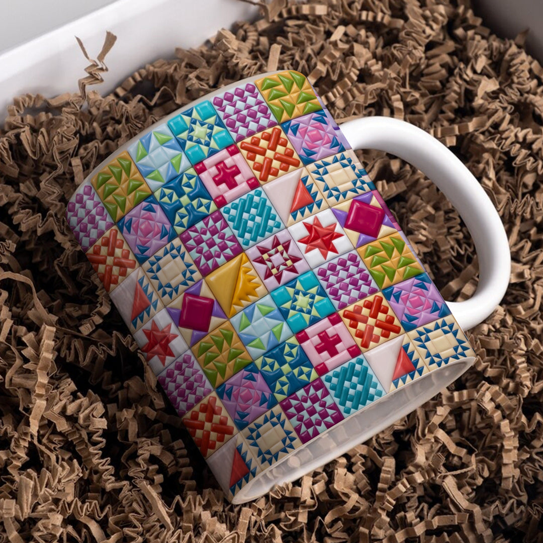 Sewing Lover 11Oz Mug Joyful Quilt Blocks