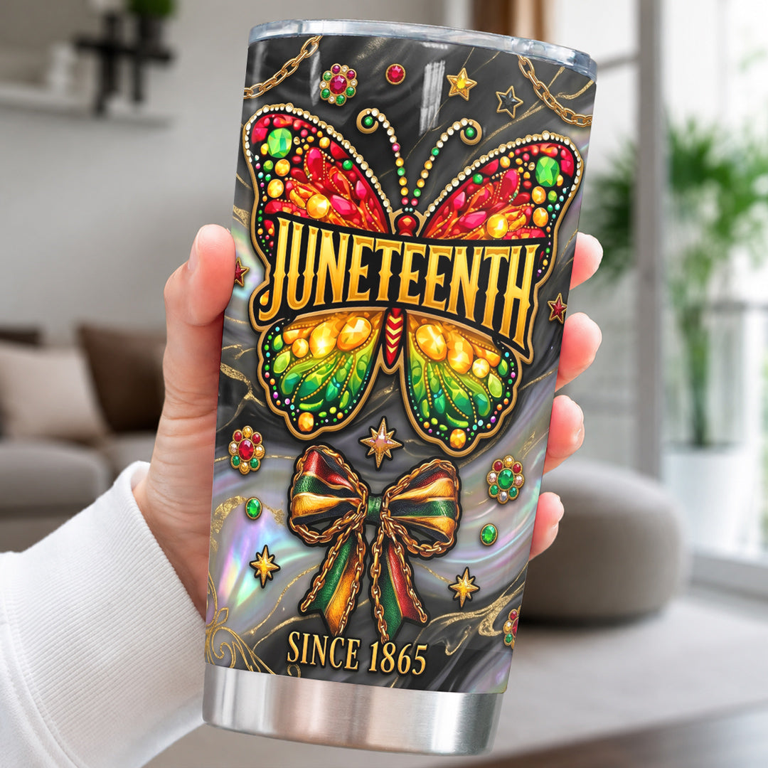 Pan-African 20 oz Tumbler Juneteenth 2026