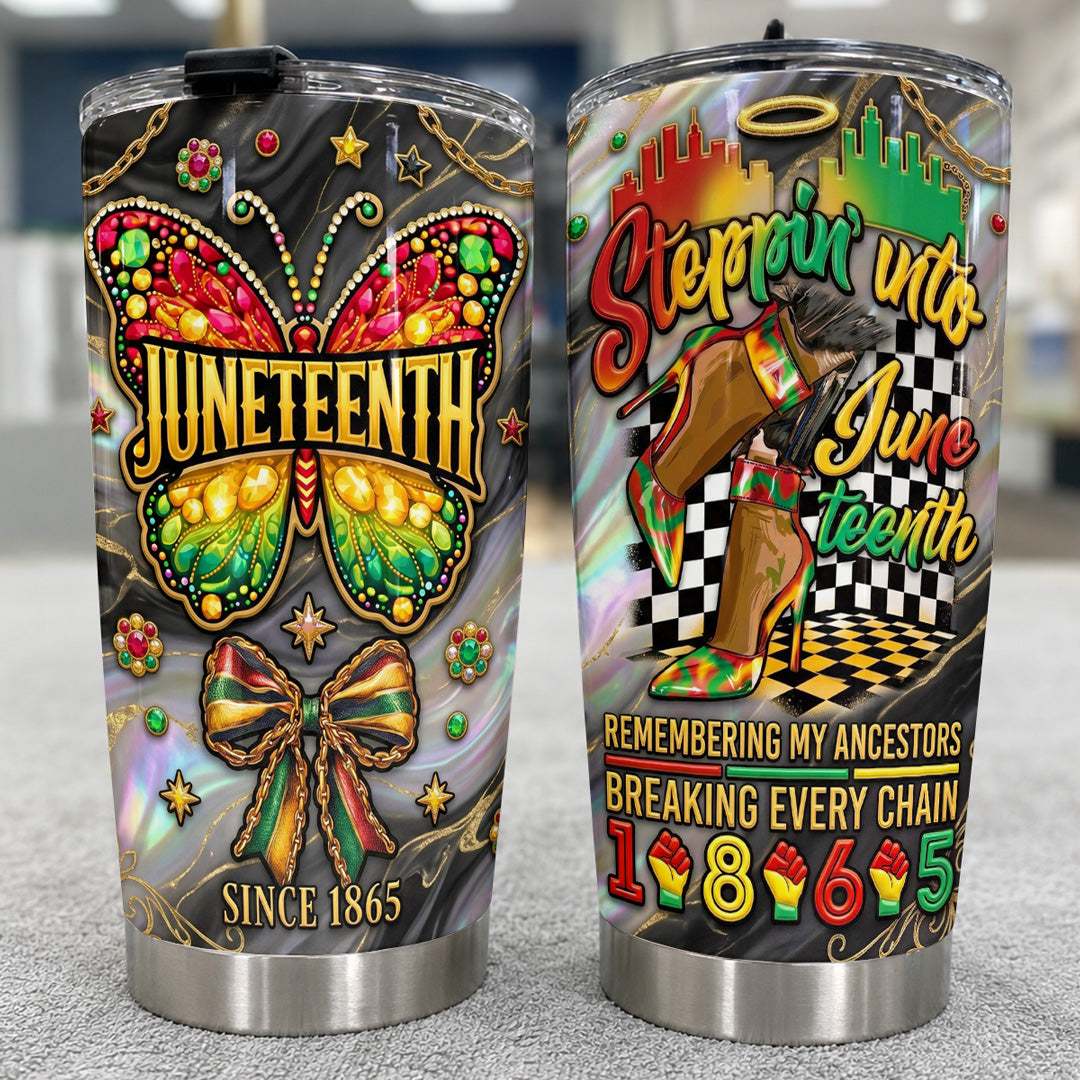 Pan-African 20 oz Tumbler Juneteenth 2026