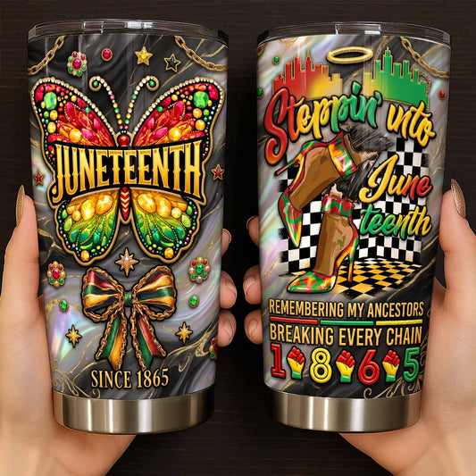 Pan-African 20 oz Tumbler Juneteenth 2026