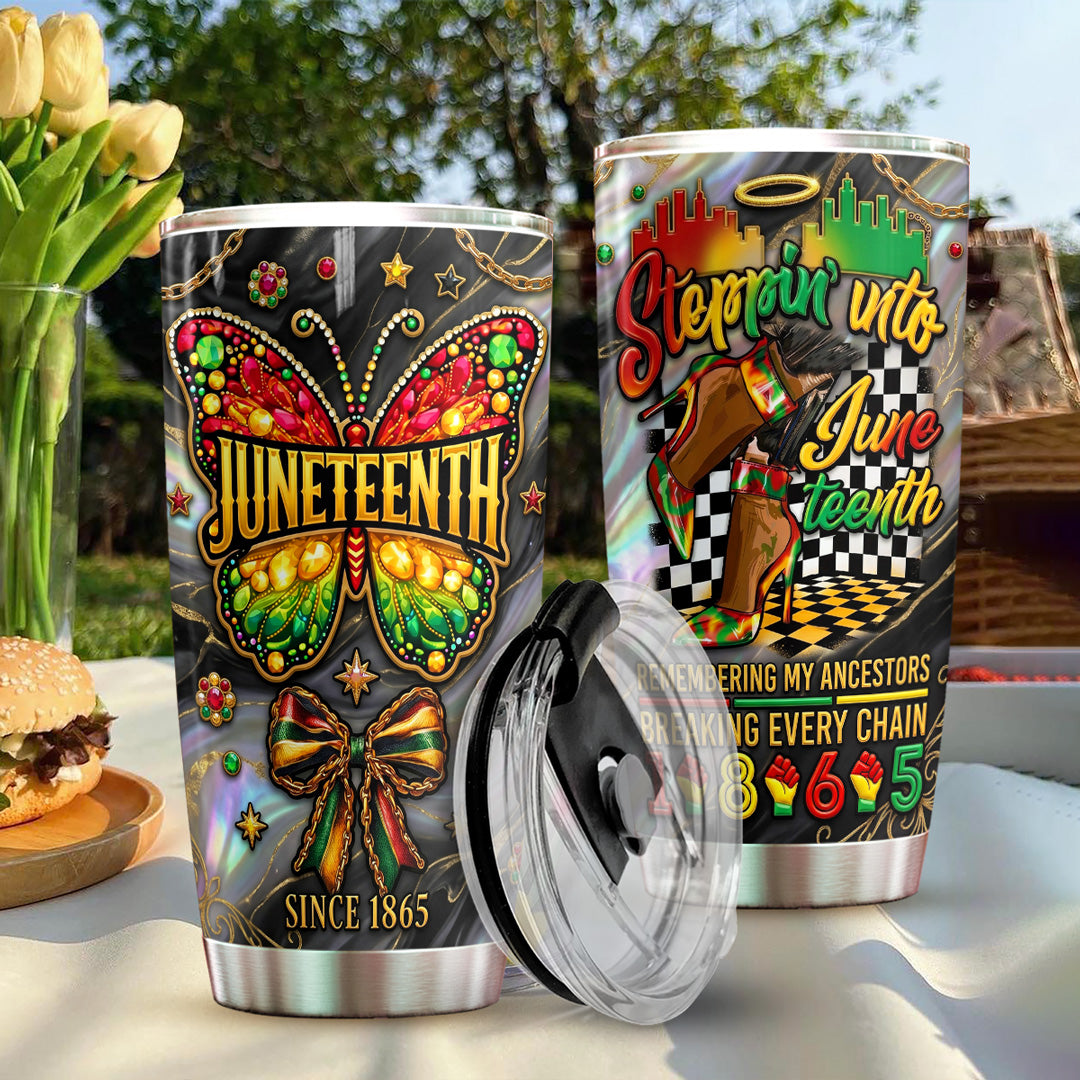 Pan-African 20 oz Tumbler Juneteenth 2026