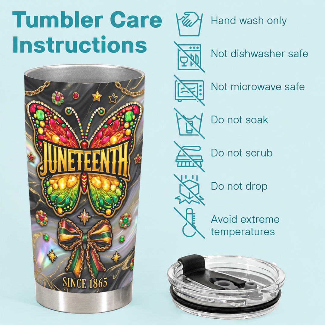 Pan-African 20 oz Tumbler Juneteenth 2026