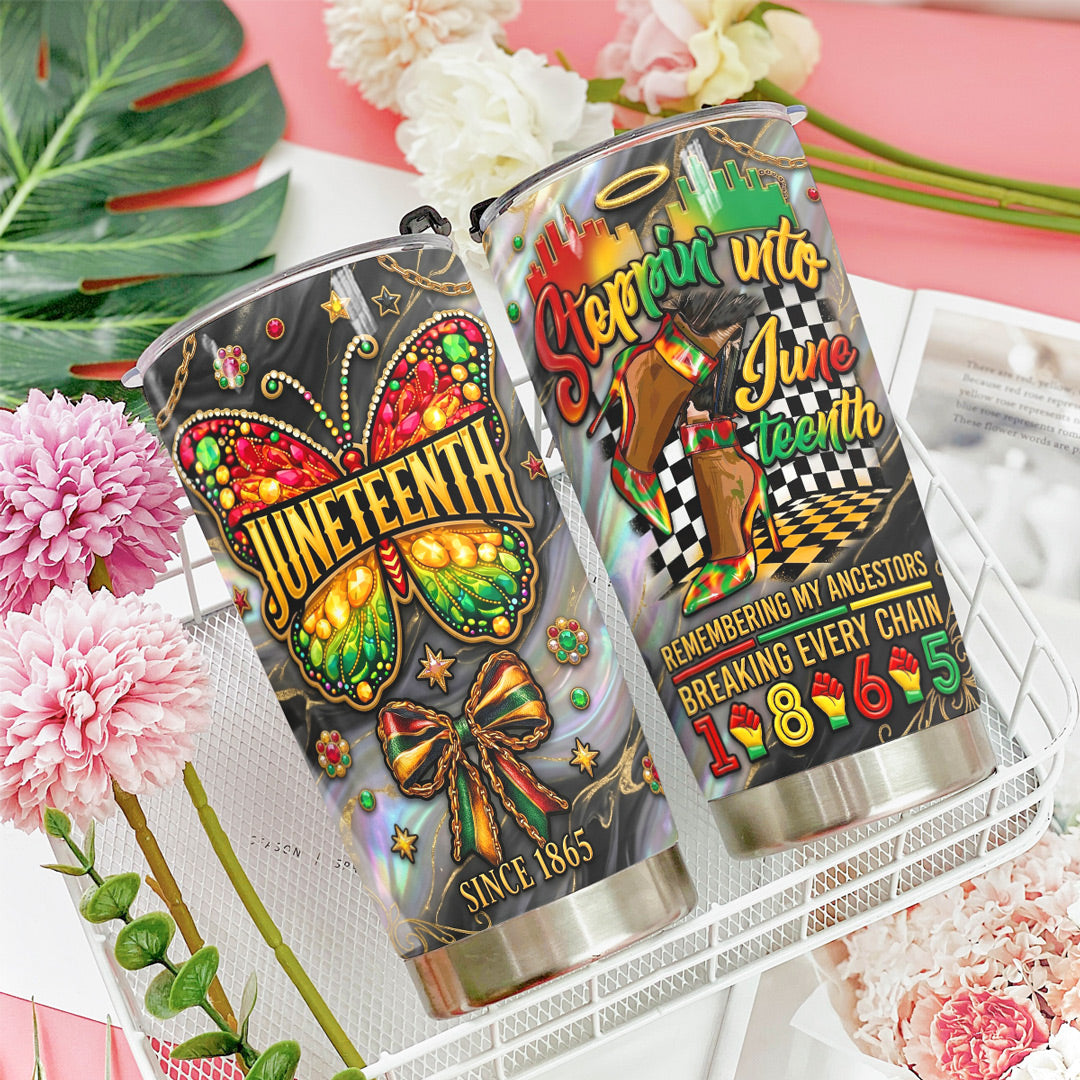 Pan-African 20 oz Tumbler Juneteenth 2026