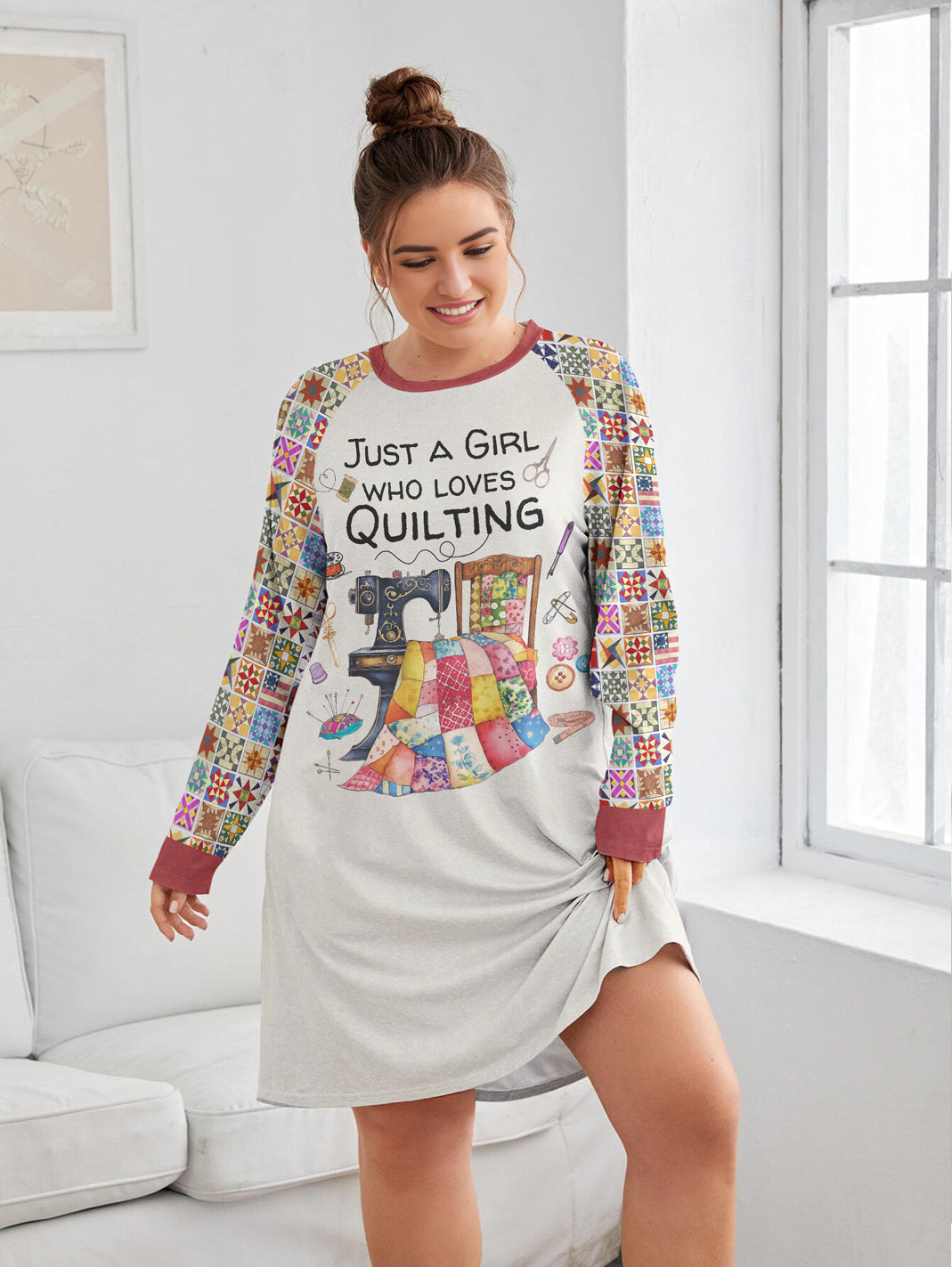 Sewing Lover Raglan Dress Just A Girl Who Loves Quilting