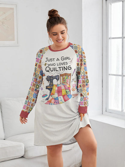 Sewing Lover Raglan Dress Just A Girl Who Loves Quilting