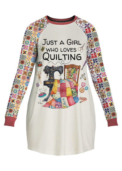 Sewing Lover Raglan Dress Just A Girl Who Loves Quilting