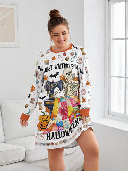 Sewing Lover Raglan Dress Just Waiting For Halloween