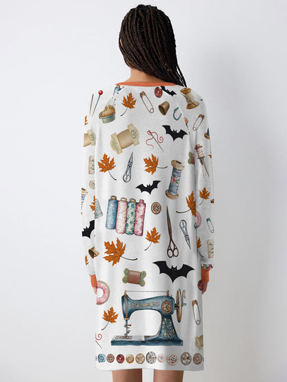 Sewing Lover Raglan Dress Just Waiting For Halloween