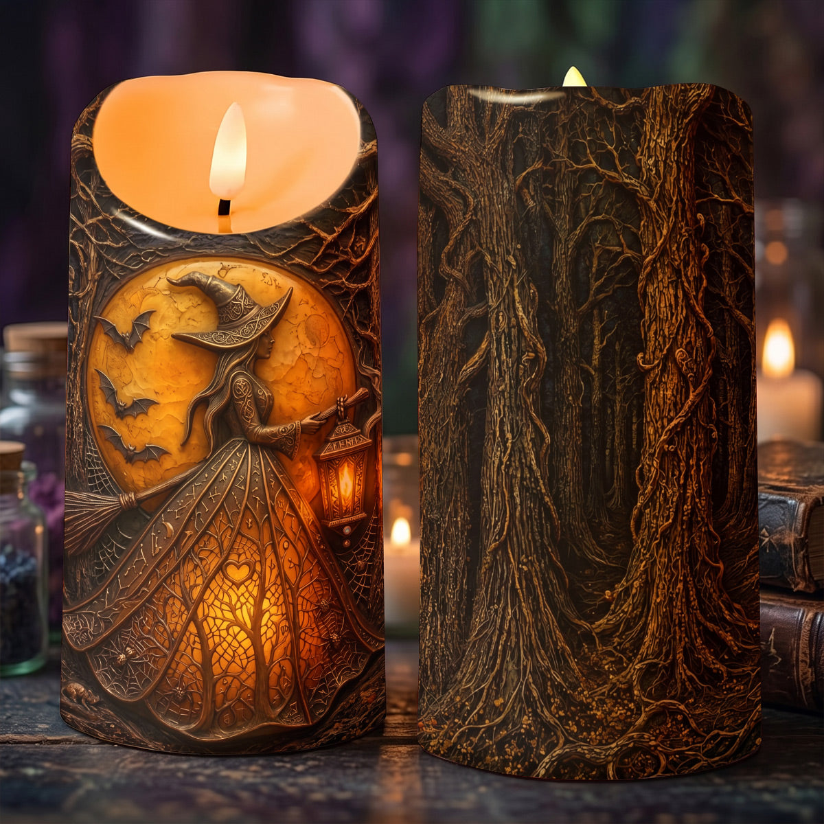 Witch Decor LED Candle Keeper Of The Amber Light