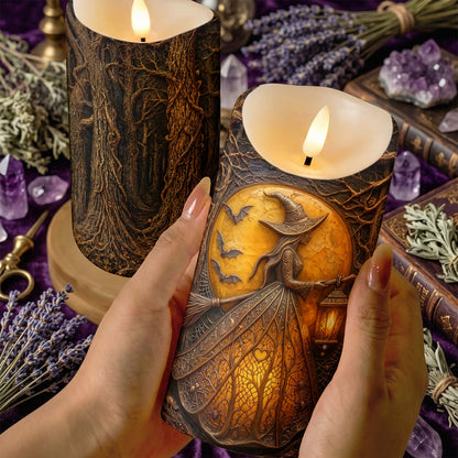 Witch Decor LED Candle Keeper Of The Amber Light