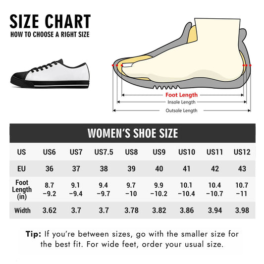 Low Top Shoes - Size Replacements