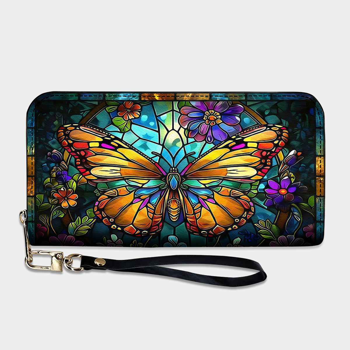 Butterfly Leather Wallet Luminous Wings