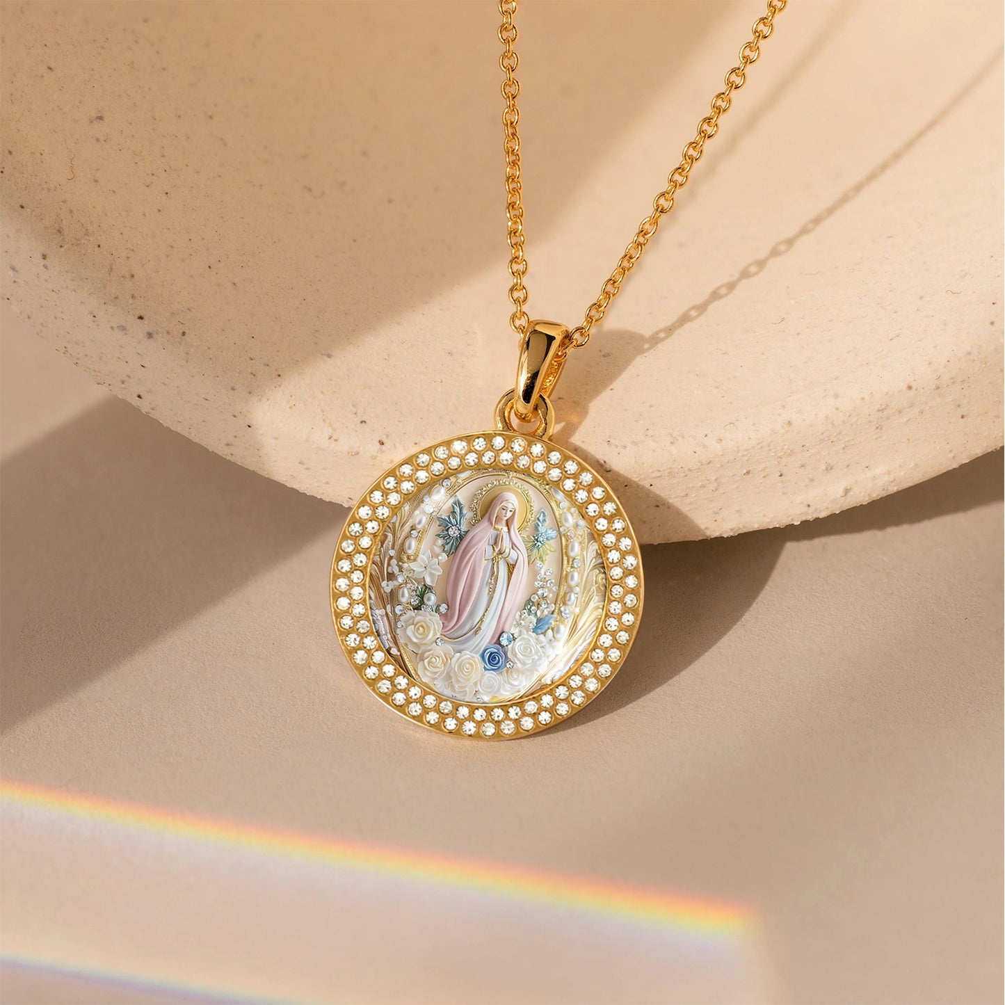 Blessed Halo Pendant Necklace