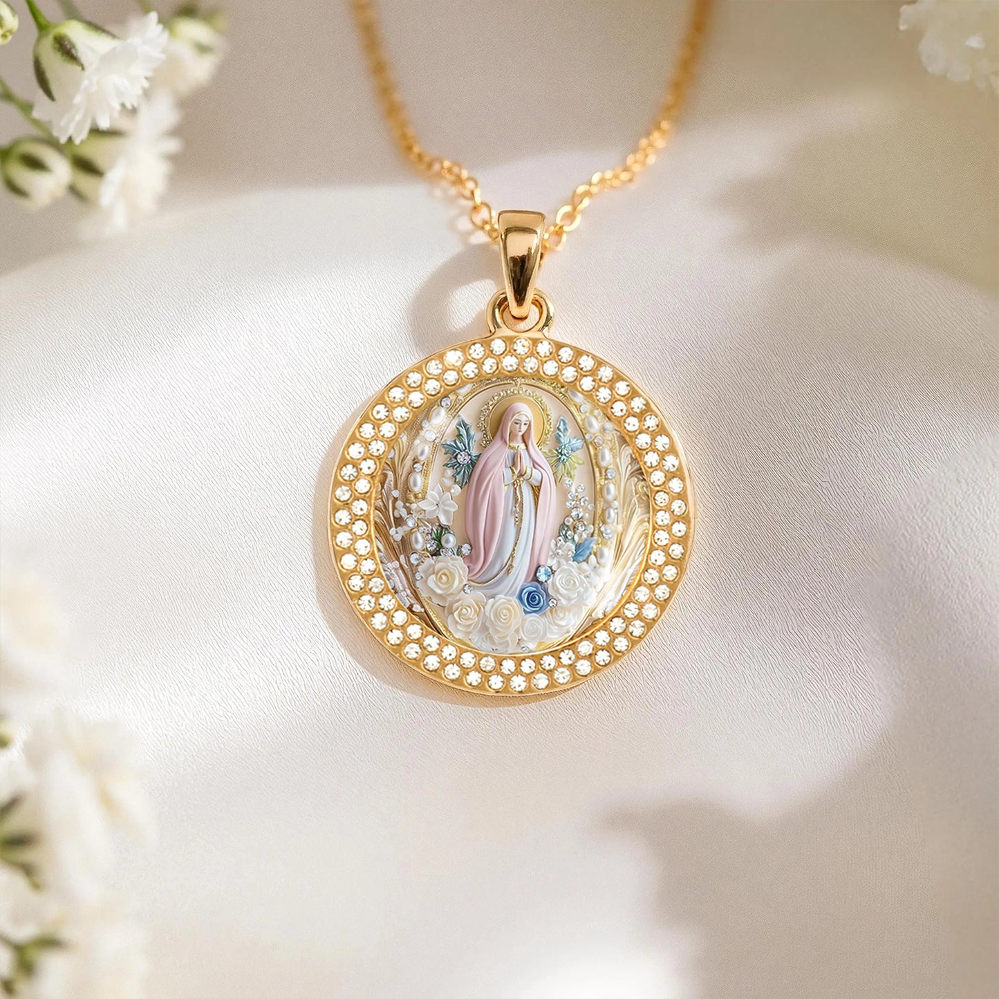 Blessed Halo Pendant Necklace