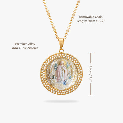 Blessed Halo Pendant Necklace