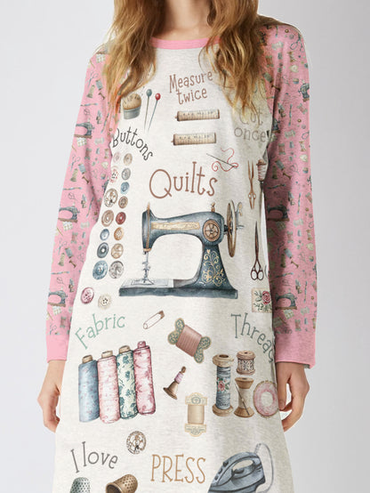 Sewing Lover Raglan Dress Measure Twice Cut Once