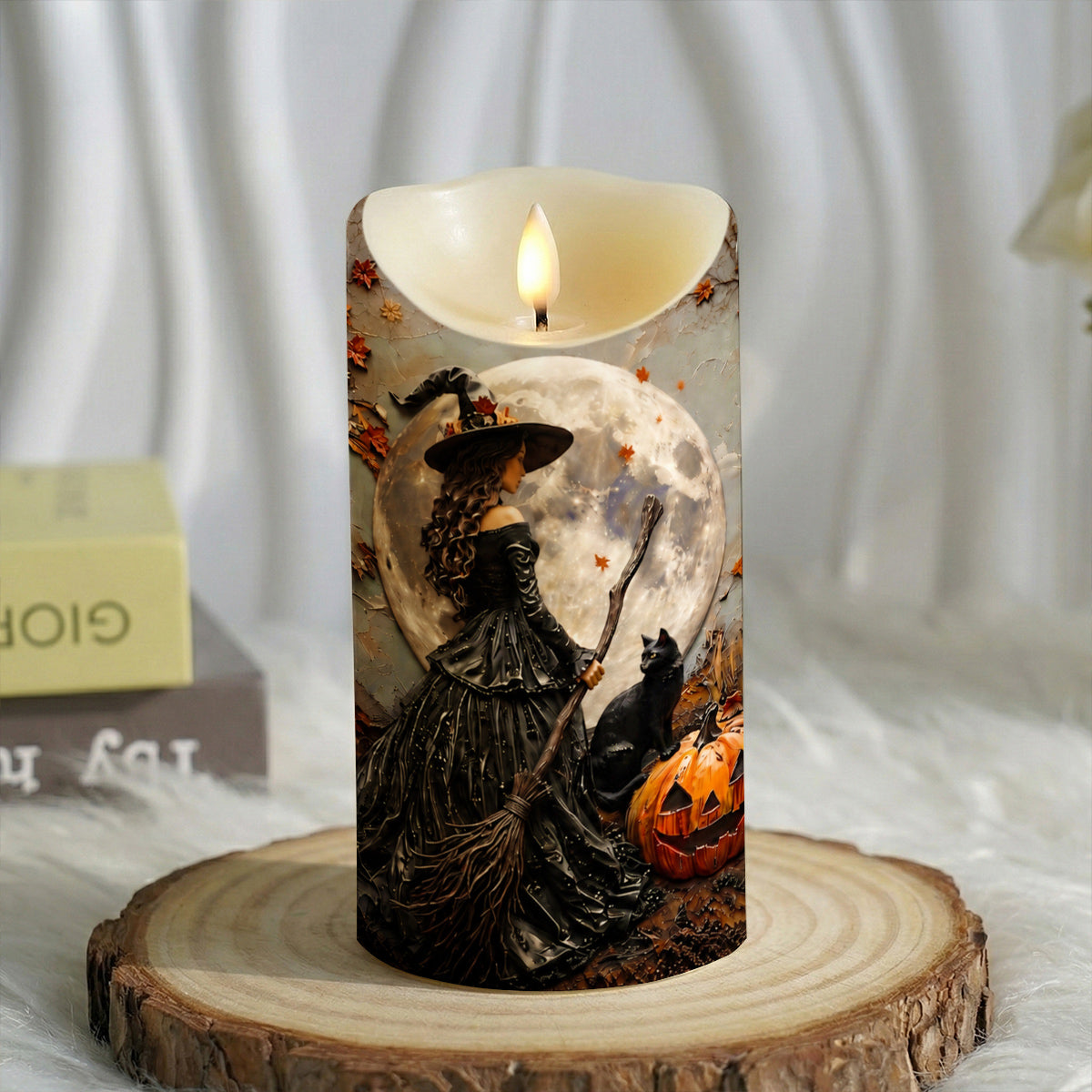 Moonlight Witch Decor LED Candle