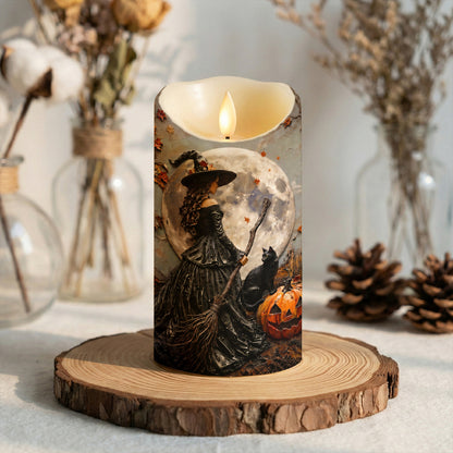 Moonlight Witch Decor LED Candle