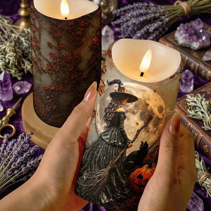 Moonlight Witch Decor LED Candle