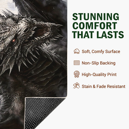 Dragon Area Rug Midnight Fury
