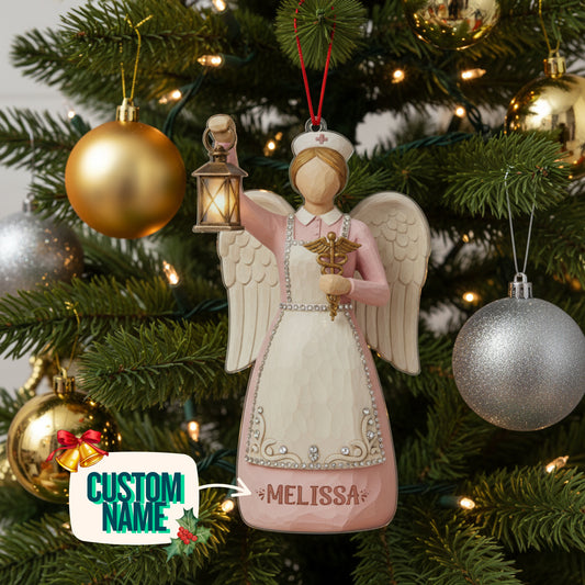 Nurse 2D Acrylic Ornament Nurse Angel Personalized