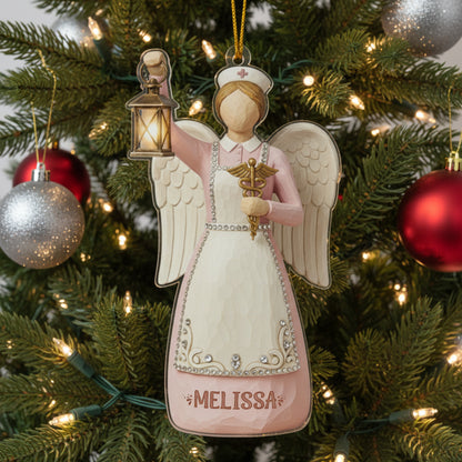 Nurse 2D Acrylic Ornament Nurse Angel Personalized