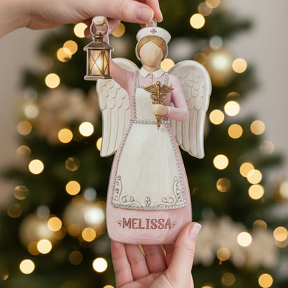 Nurse 2D Acrylic Ornament Nurse Angel Personalized