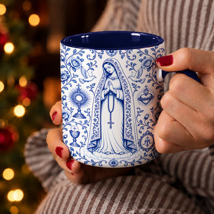 Christian Ceramic Accent Mug Our Lady of Grace