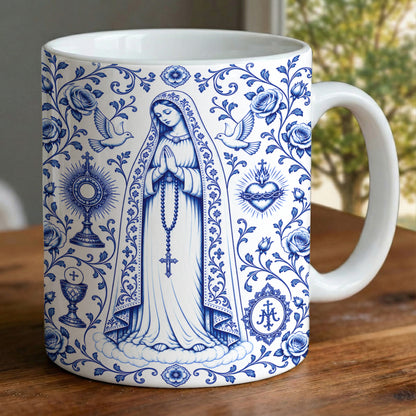 Christian Ceramic Accent Mug Our Lady of Grace