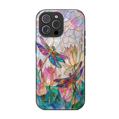 Dragonfly Phone Case Over The Lotus