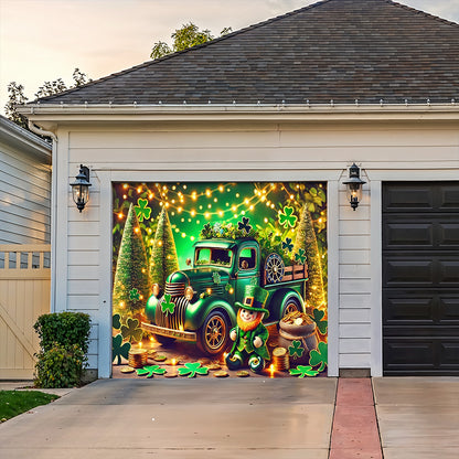 Patrick's Day Garage Door Banner Decoration - Paddy’s Prize Hauler