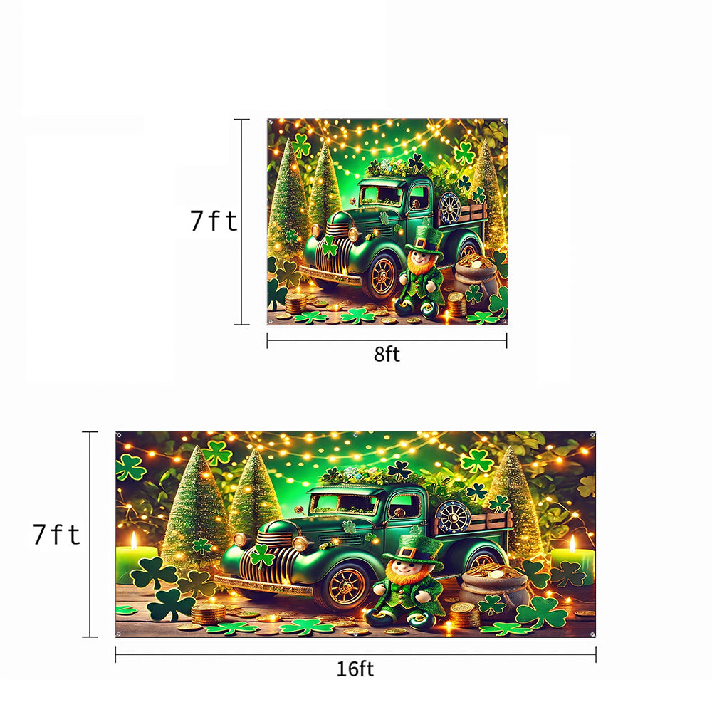 Patrick's Day Garage Door Banner Decoration - Paddy’s Prize Hauler