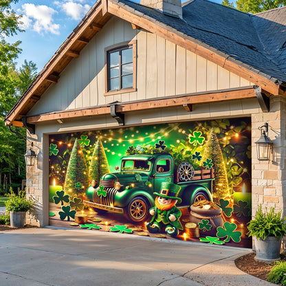 Patrick's Day Garage Door Banner Decoration - Paddy’s Prize Hauler
