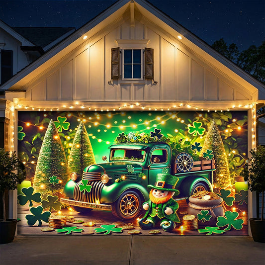 Patrick's Day Garage Door Banner Decoration - Paddy’s Prize Hauler