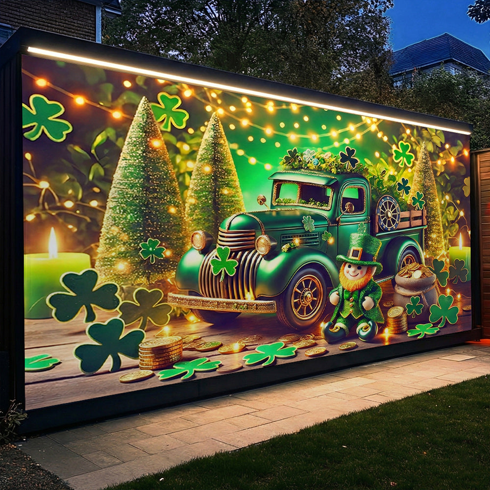 Patrick's Day Garage Door Banner Decoration - Paddy’s Prize Hauler