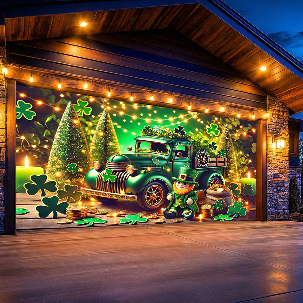 Patrick's Day Garage Door Banner Decoration - Paddy’s Prize Hauler