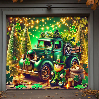 Patrick's Day Garage Door Banner Decoration - Paddy’s Prize Hauler