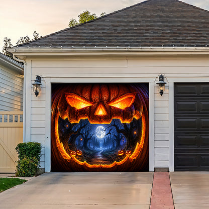 Halloween Garage Door Banner Decoration Halloween Pumpkin Portal