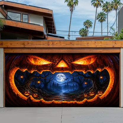 Halloween Garage Door Banner Decoration Halloween Pumpkin Portal
