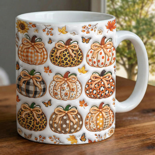 Autumn Ceramic Mug Pumpkin Chic