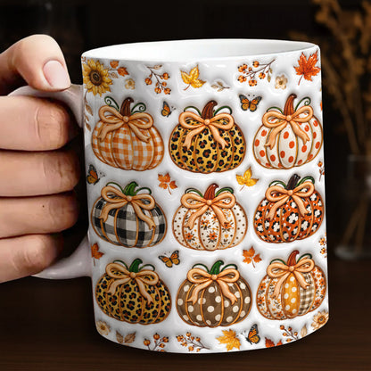 Autumn Ceramic Mug Pumpkin Chic