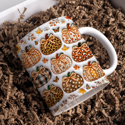 Autumn Ceramic Mug Pumpkin Chic