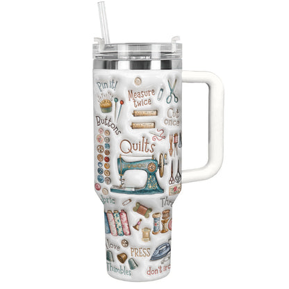 Sewing Lover 40 oz Tumbler Quilting Essentials