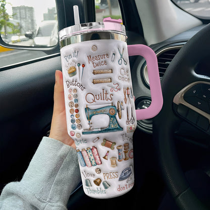 Sewing Lover 40 oz Tumbler Quilting Essentials