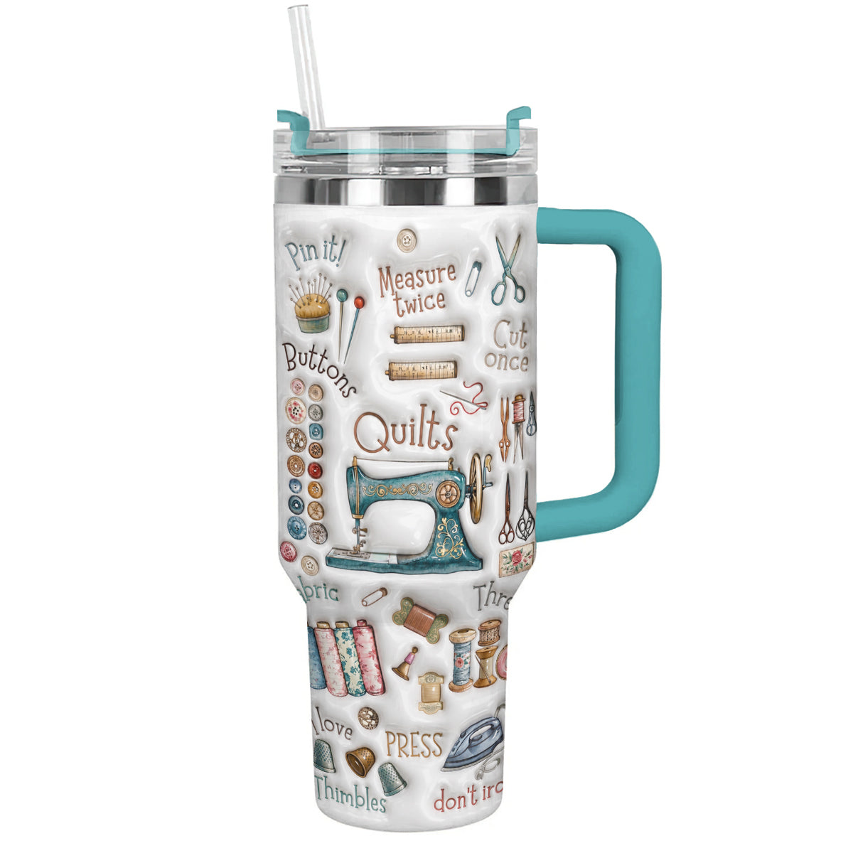 Sewing Lover 40 oz Tumbler Quilting Essentials