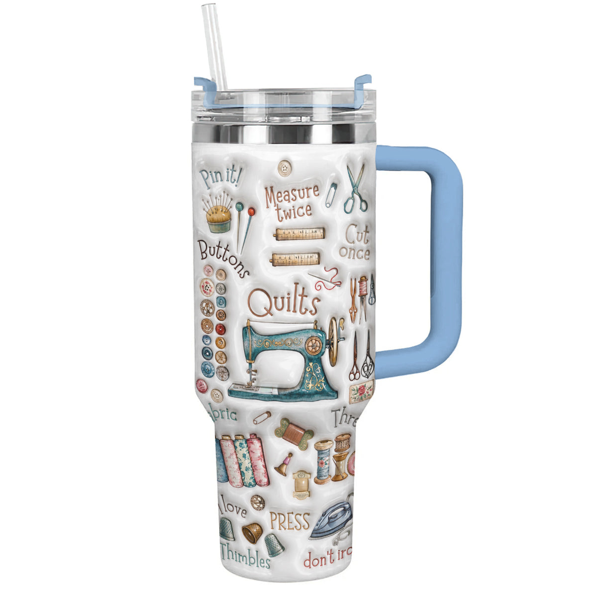 Sewing Lover 40 oz Tumbler Quilting Essentials