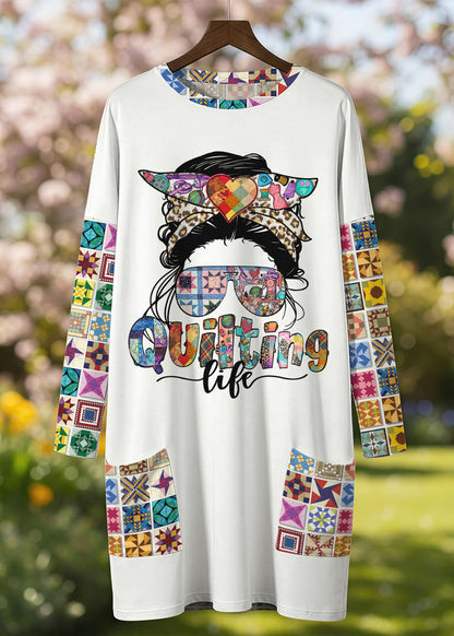 Sewing Lover Long Sleeve Tunic Quilting Life